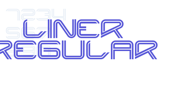 Liner Regular font free