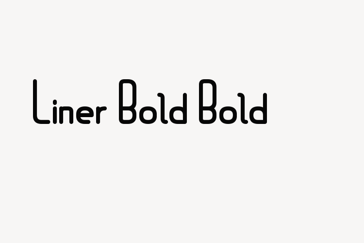 Liner Bold Bold font download