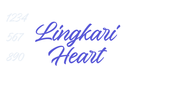 Lingkari Heart font