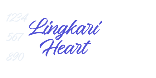 Lingkari Heart-font-download