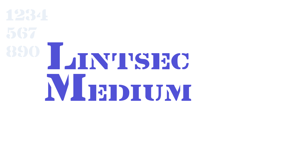 Lintsec Medium-font-download