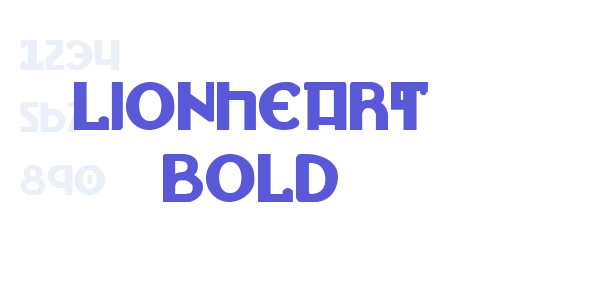 Lionheart Bold font free