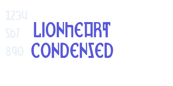 Lionheart Condensed font free