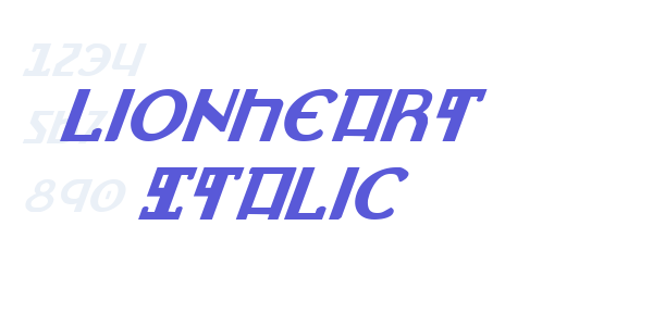 Lionheart Italic font free