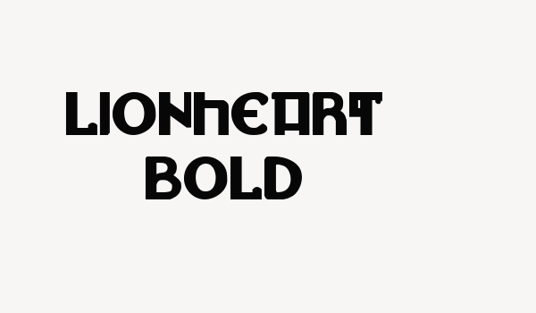 Lionheart Bold Font