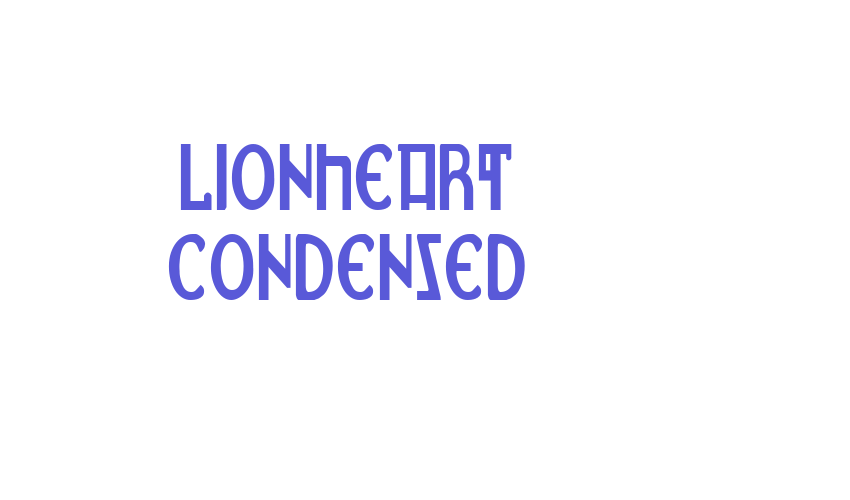 Lionheart Condensed Font Download