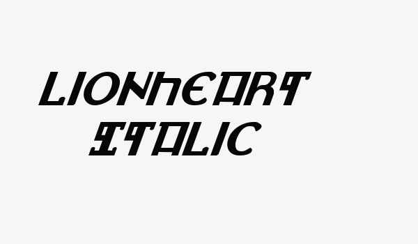 Lionheart Italic Font