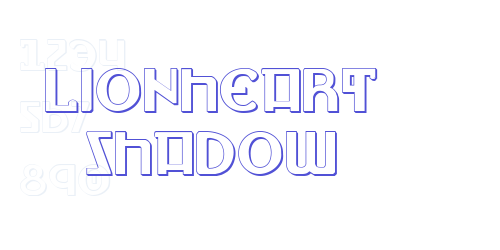 Lionheart Shadow-font-download