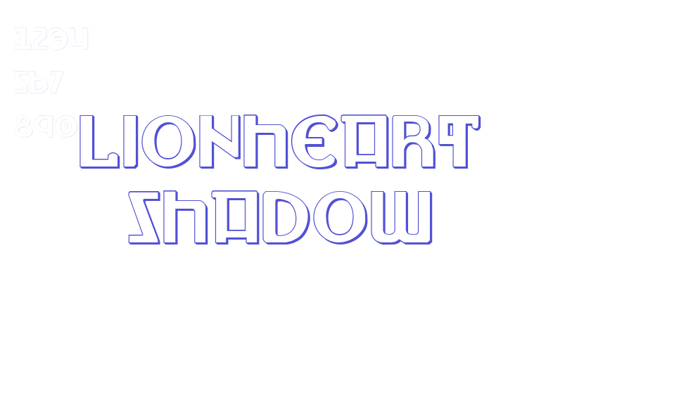 Lionheart Shadow-font-download