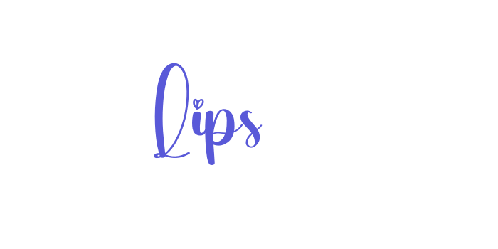 Lips Font Download