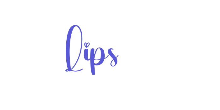 Lips Font