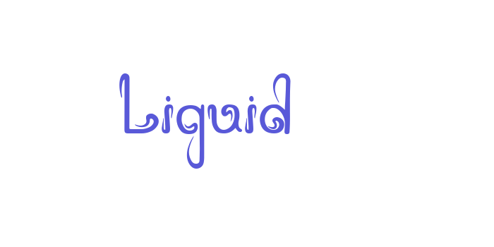 Liquid Font Download