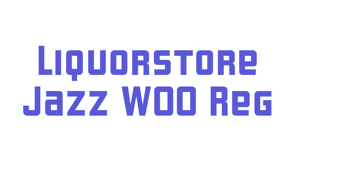 Liquorstore Jazz W00 Reg Font Download