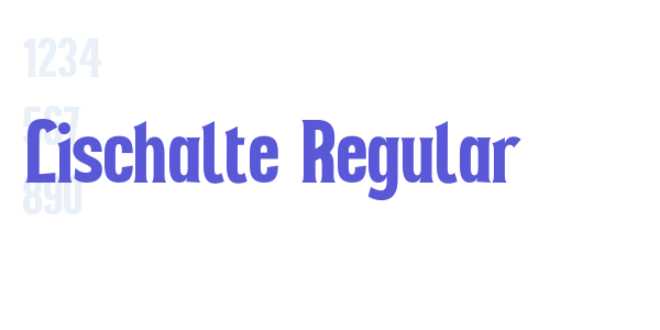 Lischalte Regular font free