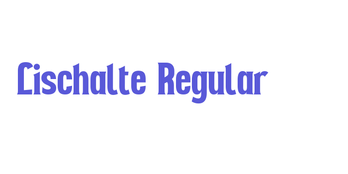 Lischalte Regular Font Download