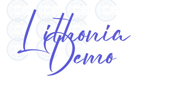 Lithonia Demo font free