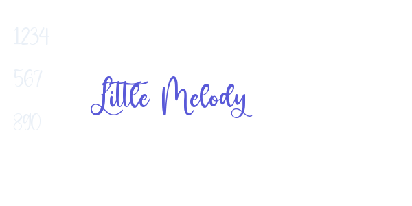 Little Melody font free