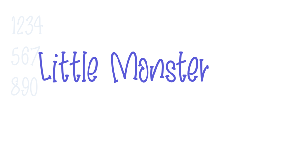 Little Monster font free