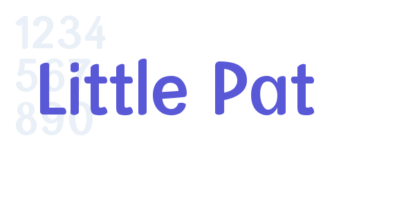 Little Pat font free