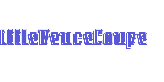 LittleDeuceCoupe Font Download