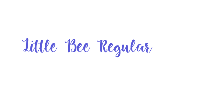 Little Bee Regular Font Download