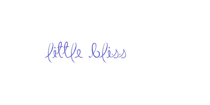 Little Bliss Font