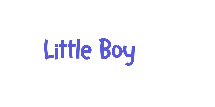 Little Boy Font Download