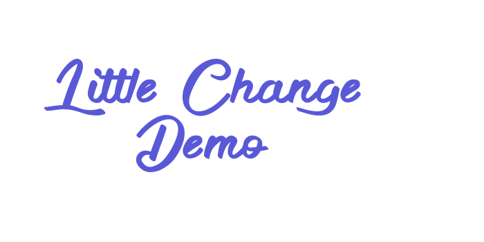 Little Change Demo Font Download