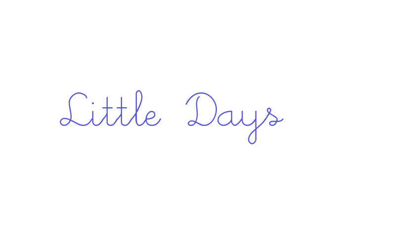 Little Days Font