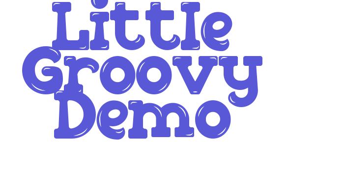 Little Groovy Demo Font