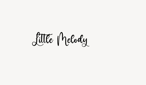 Little Melody Font