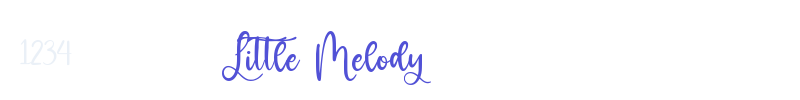 Little Melody-font