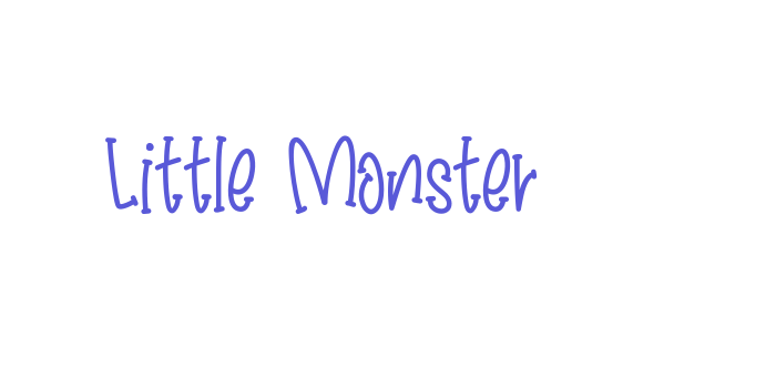 Little Monster Font Download