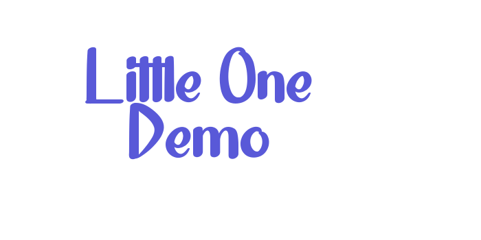 Little One Demo Font Download