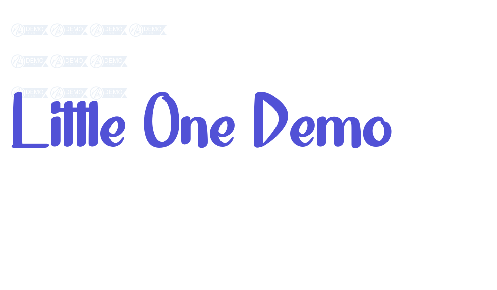 Little One Demo-font-download