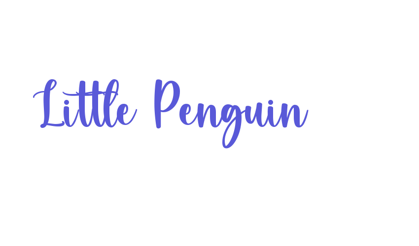 Little Penguin Font