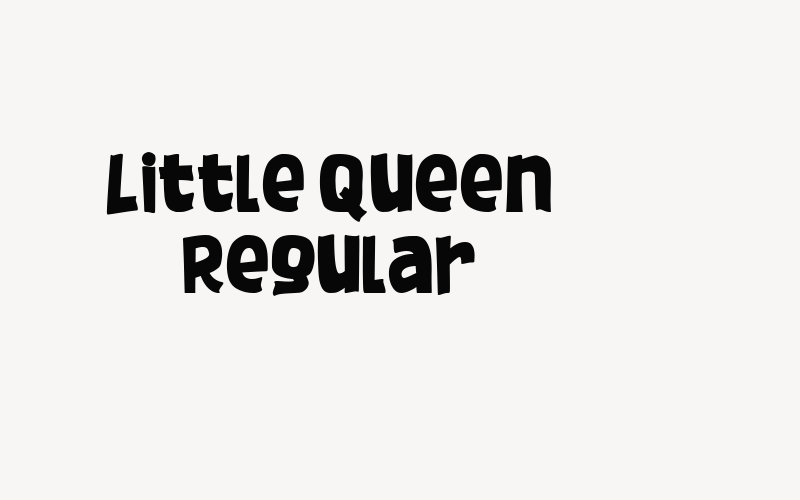 Little Queen Regular Font