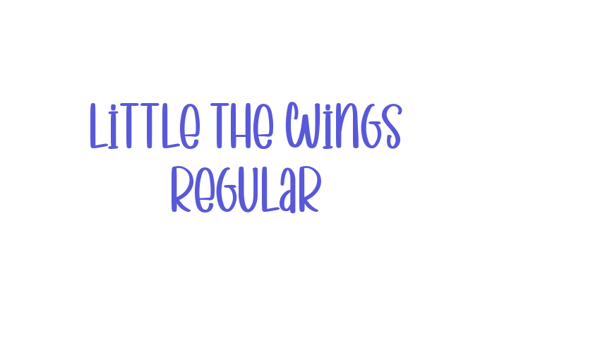 Little The Wings Regular Font