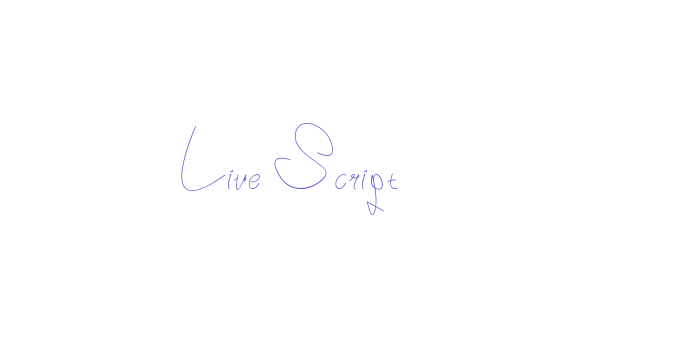 Live Script Font Download