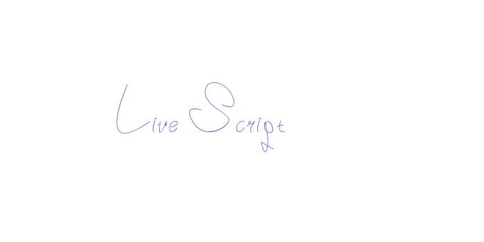 Live Script Font