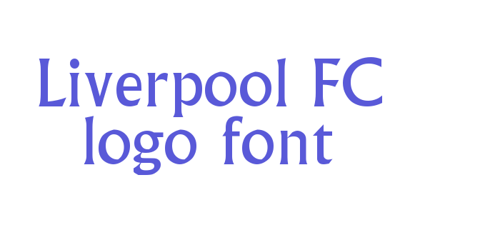 Liverpool FC logo font Font Download