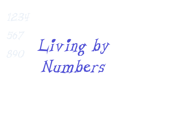 Living by Numbers Font Download