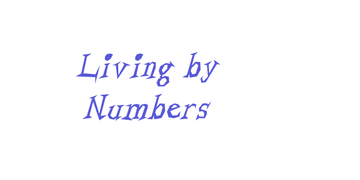 Living by Numbers Font Download