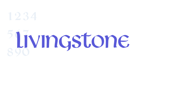 Livingstone font