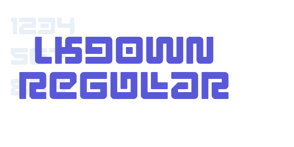 Lkdown Regular font