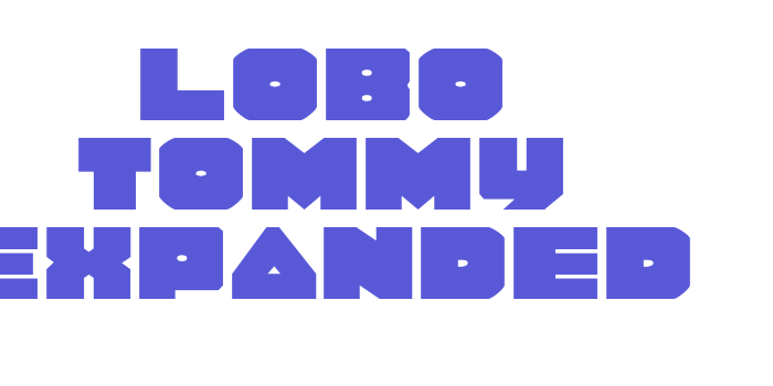 Lobo Tommy Expanded Font Download