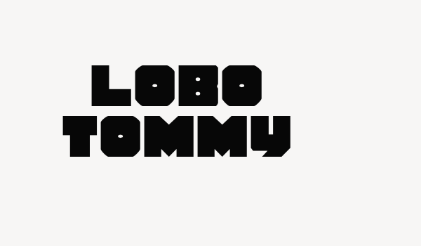 Lobo Tommy Font