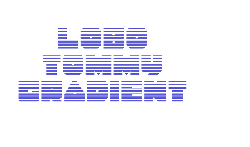 Lobo Tommy Gradient Font