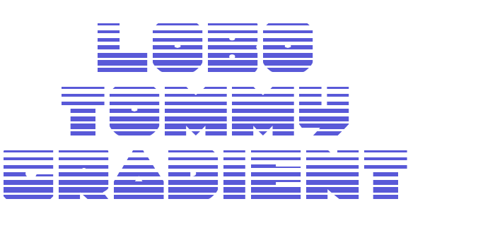 Lobo Tommy Gradient Font