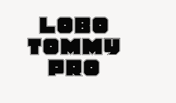 Lobo Tommy Pro Font